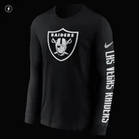 Nike RFLCTV Logo (NFL Las Vegas Raiders) Men’s Long-Sleeve T-Shirt. Nike.com