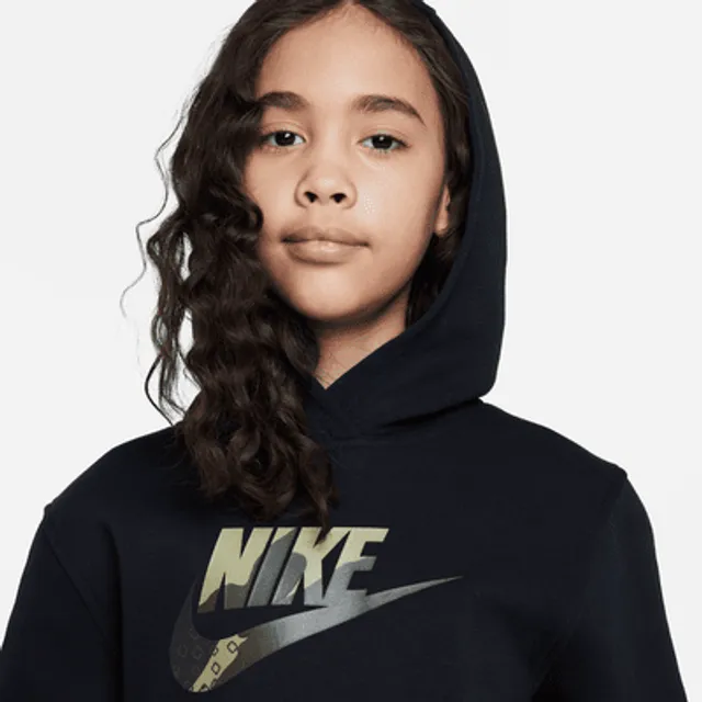 Nike Sportswear Club Fleece Big Kids' Graphic Pullover Hoodie