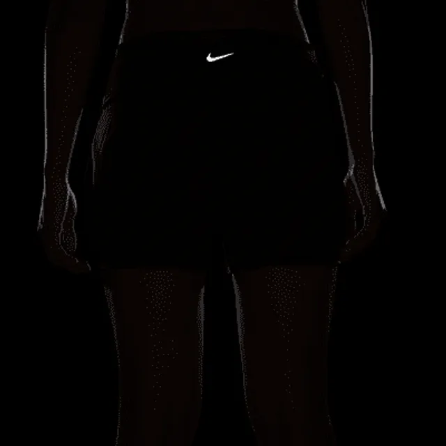 Nike Women's Tight Mid-Rise Ribbed-Panel Running Shorts with Pockets. Nike.com