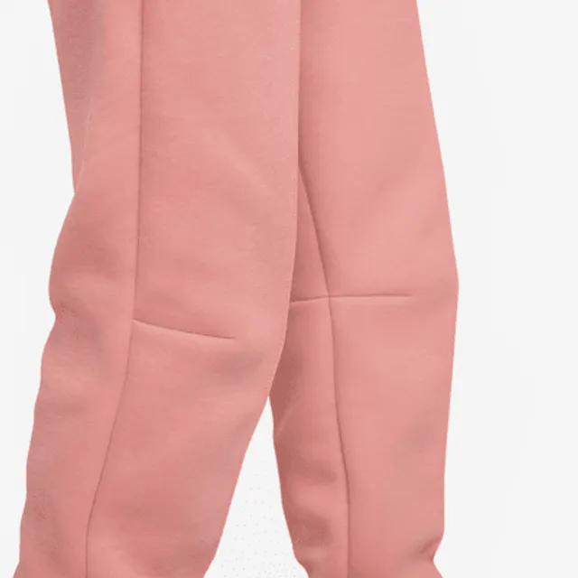 Nike Sportswear Tech Fleece Mid-rise Jogger Pants in Pink