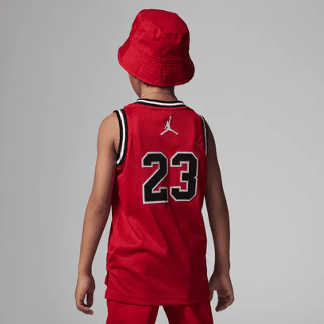 Jordan 23 Striped Jersey Big Kids Top