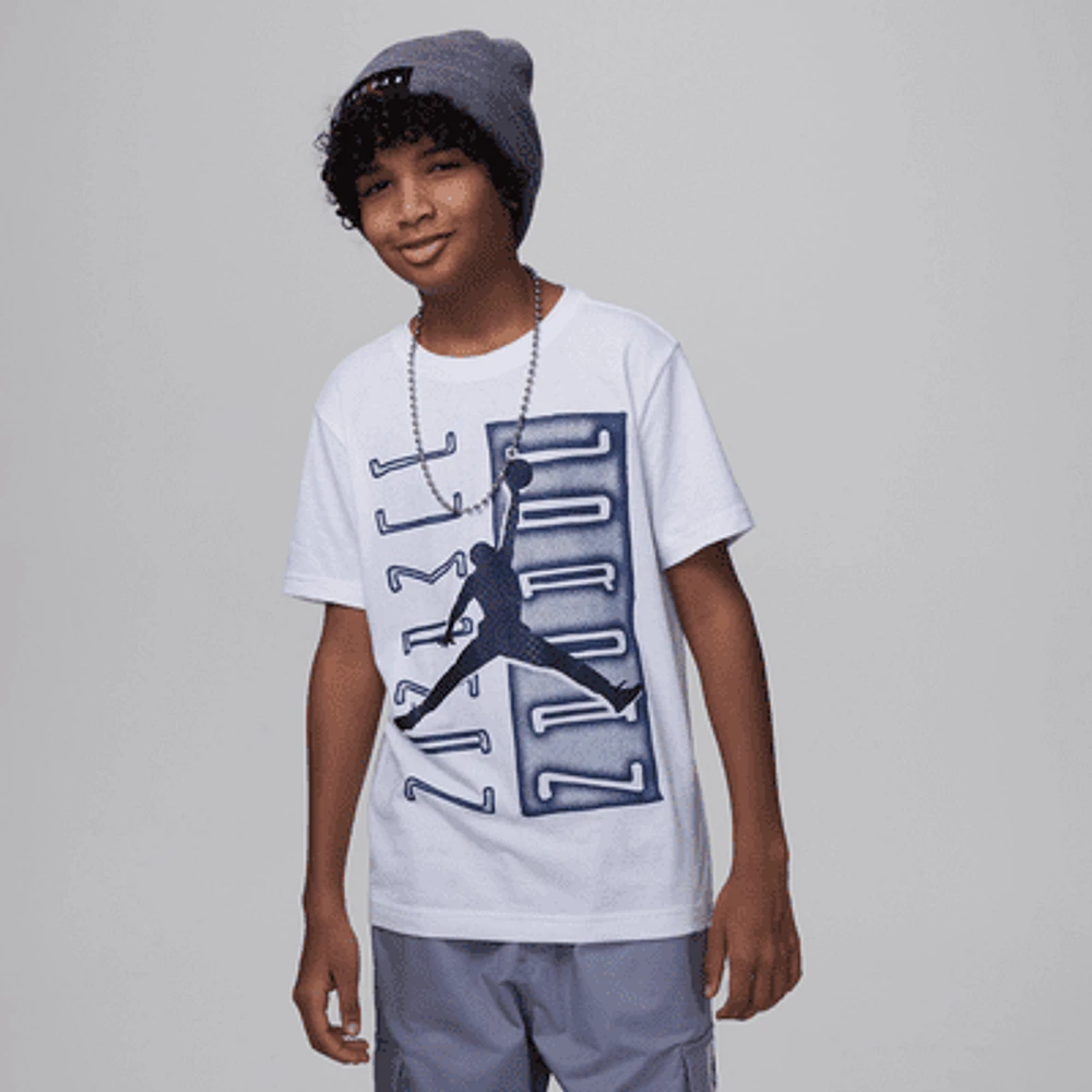 Air Jordan Big Kids' AJ11 Vertical Columns T-Shirt. Nike.com