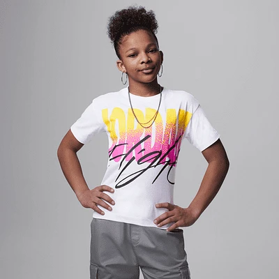 Jordan Flight Rise Big Kids' Graphic T-Shirt. Nike.com