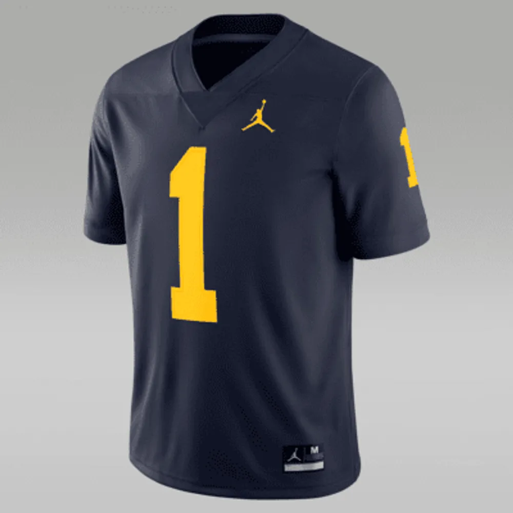 Jordan College Dri-FIT Game (Michigan) Men's Football Jersey. Nike.com