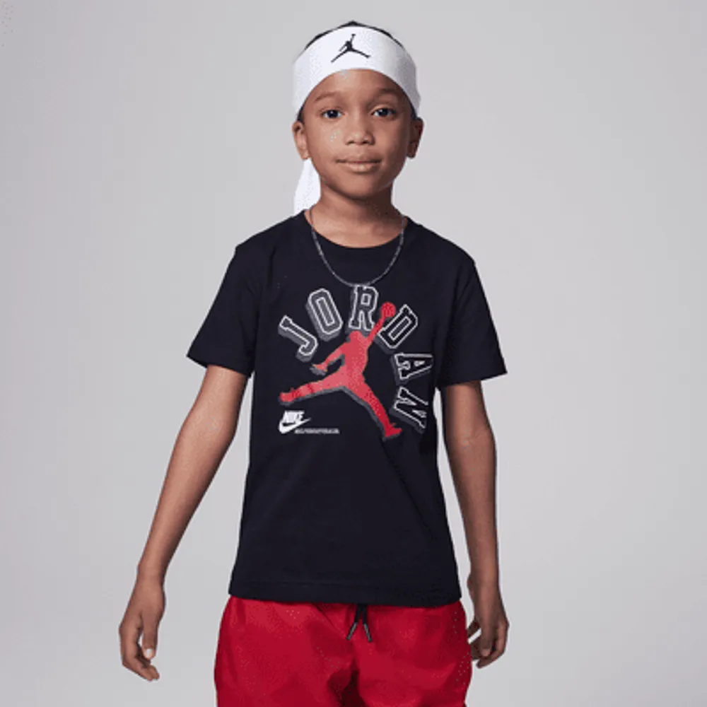Jordan Men's Brand Graphics T-Shirt, Small, Carbon Heather
