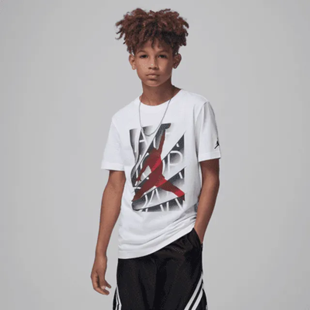 Playera para niños talla pequeña Jordan AJ12 Stealth Mode Tee