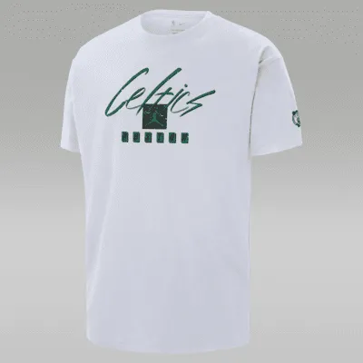 Boston Celtics Courtside Statement Edition Men's Jordan NBA Max90 T-Shirt. Nike.com