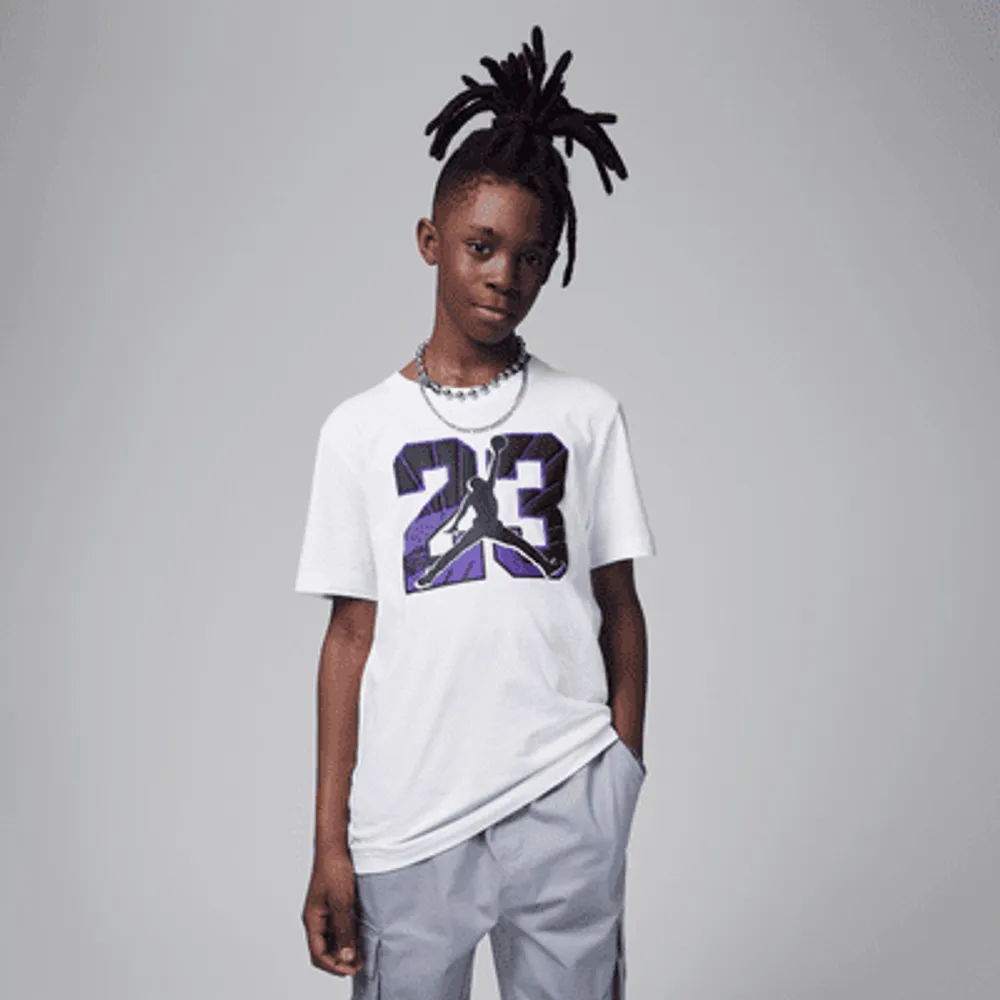Air Jordan 12 Retro 23 Tee Big Kids T-Shirt. Nike.com