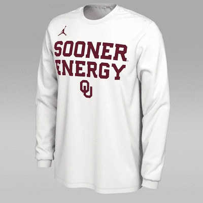 Oklahoma Men's Jordan College Long-Sleeve T-Shirt. Nike.com