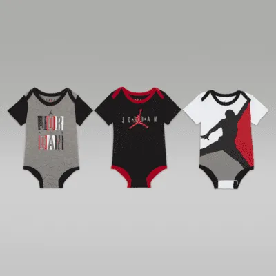 Lot de trois bodys Jordan pour Bébé (0-9 mois). Nike FR