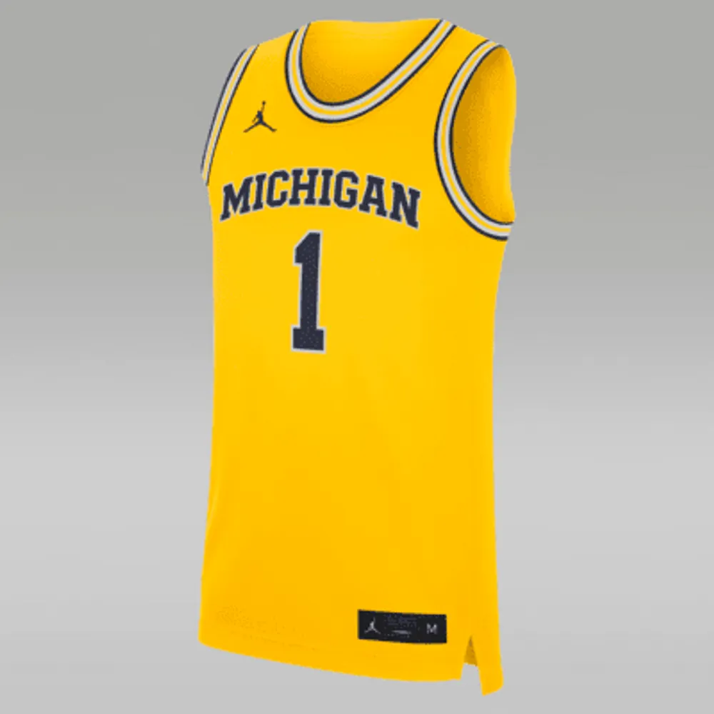 Jordan College Replica (Michigan) Men's Basketball Jersey. Nike.com