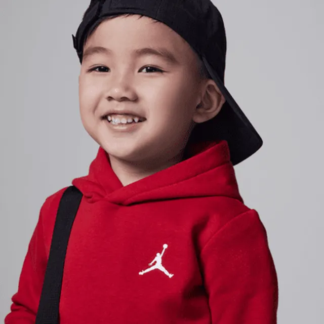 Jordan MJ Essentials Fleece Little Kids' Pullover Hoodie Set.