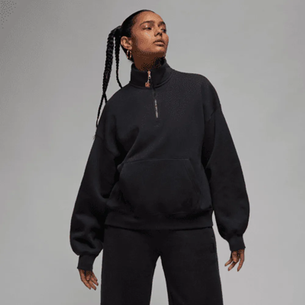 Jordan Flight Fleece Women's Quarter-Zip Top. Nike.com