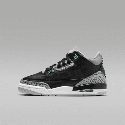 Air Jordan 3 Retro "Green Glow" Big Kids' Shoes. Nike.com