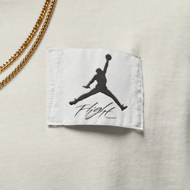 Jordan Flight Essentials Jumpman Oversize T-Shirt in Sail/Heather