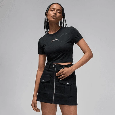 Jordan Women's Slim Cropped T-Shirt. Nike.com