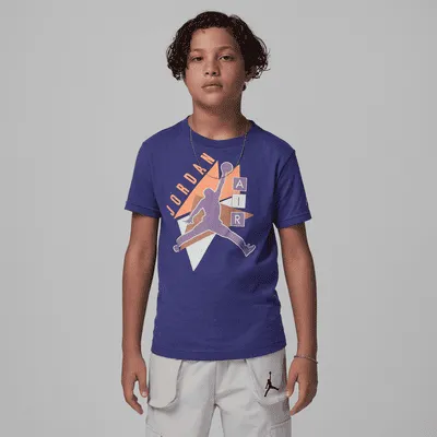 Jordan Air Retro Tee Big Kids T-Shirt. Nike.com