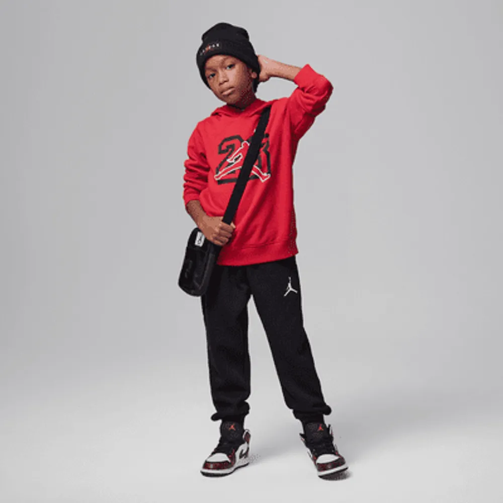 Jordan 23 Jumpman Fleece Pullover Hoodie Set Little Kids 2-Piece Set. Nike.com