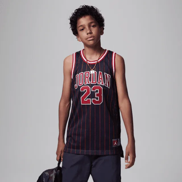 Youth Michael Jordan Chicago Bulls Nike Swingman Black (Red Strip) Jersey