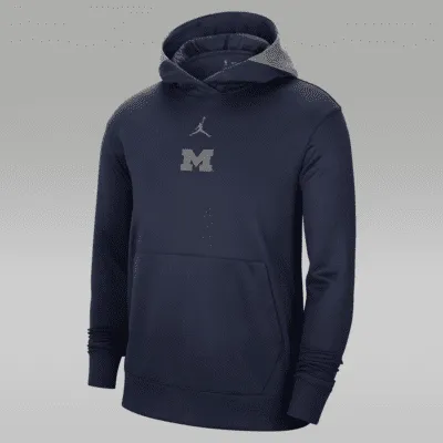 Jordan College Dri-FIT Spotlight (Michigan) Men's Hoodie. Nike.com