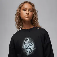 Jordan Brooklyn Fleece Women's Graphic Crew-Neck Sweatshirt. Nike.com