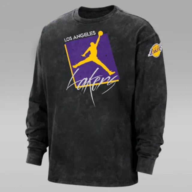 Los Angeles Lakers Jordan Statement T-Shirt - White - Mens