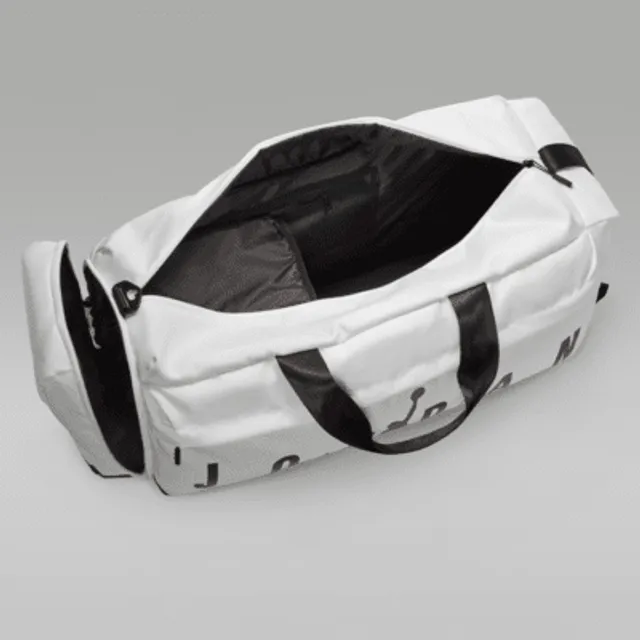 AIR JORDAN VELOCITY Sport Duffle Bag Med/Large Black Red White NEW