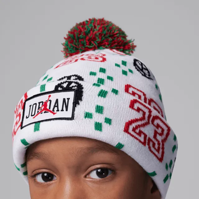 Jordan Cuffed Pom Beanie Little Kids Hat.