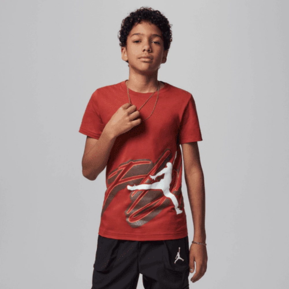 Jordan Mesh Flight Big Kids' Graphic T-Shirt. Nike.com