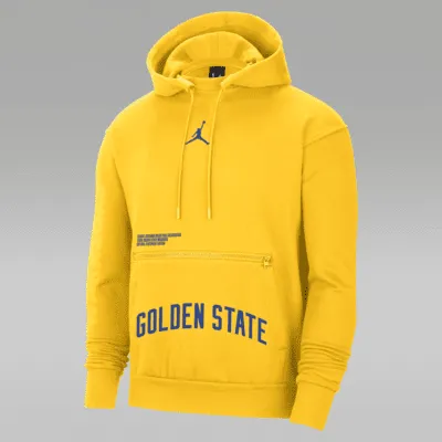 Golden State Warriors Courtside Statement Edition Men's Jordan NBA Fleece Pullover Hoodie. Nike.com