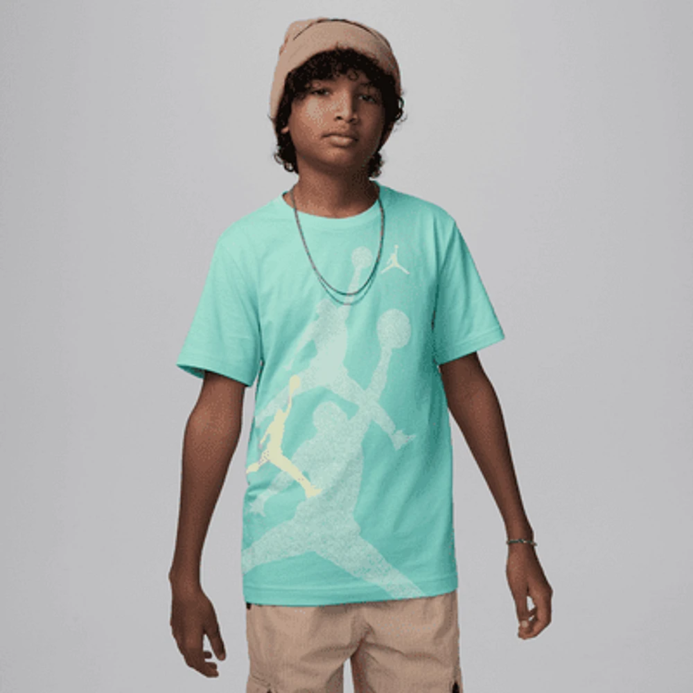 Jordan Big Kids' Gradient Stacked Jumpman T-Shirt. Nike.com