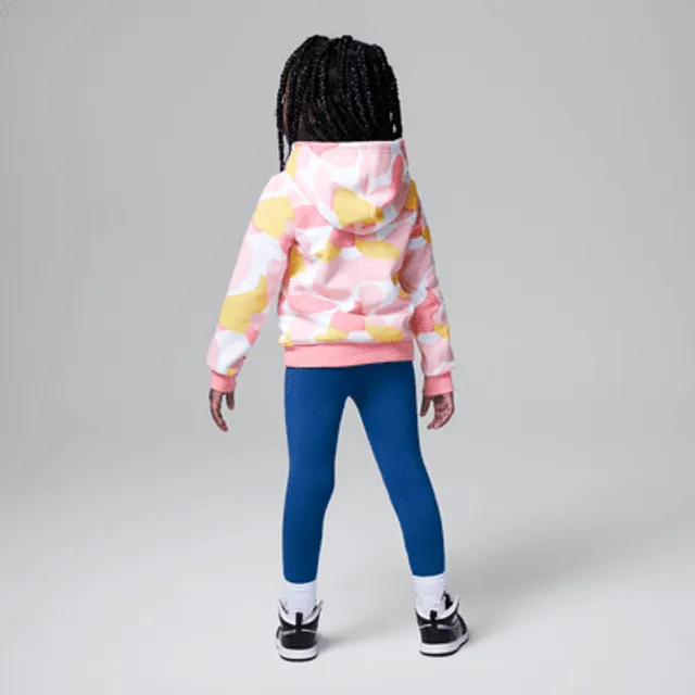 Nike KIDS AIR JORDAN Checked Plaid Sweatshirt and Shine Leggings FLIGHT Set  girls - Glamood Outlet