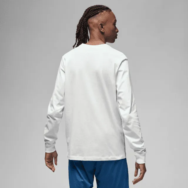 white long sleeve jordan shirt