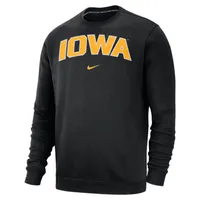 Nike College Club Fleece (Iowa) Men's Crew. Nike.com