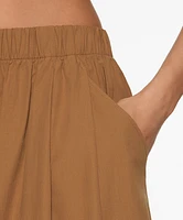 Pantalón wide leg popelina 100% algodón