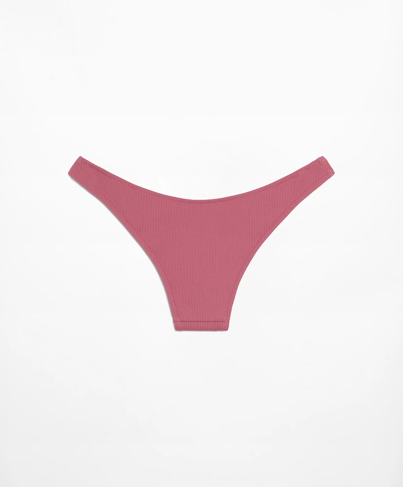 Bikini panty media rib corte U