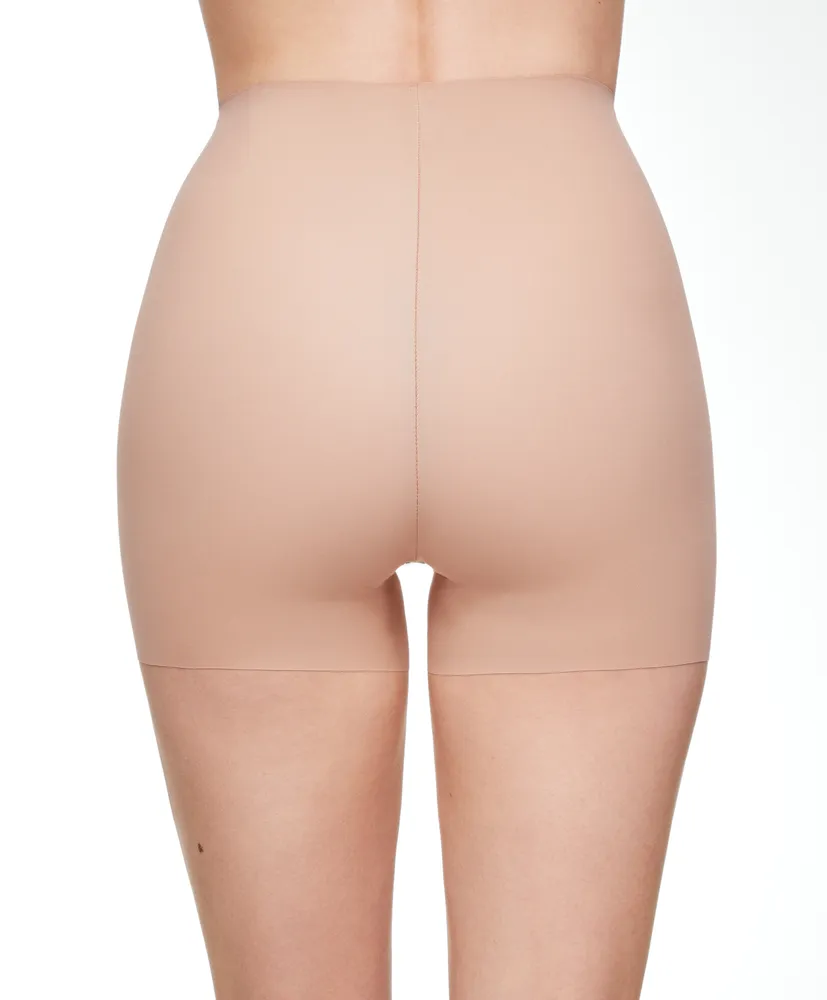 Hot pants cintura alta invisible laser cut