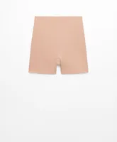 Hot pants cintura alta invisible laser cut