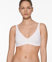 Brasier halter invisible micro rib