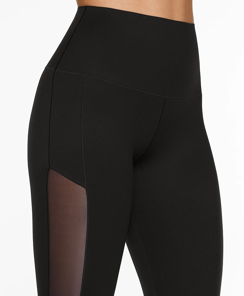 Leggings tobillero high rise perfect-adapt mesh 65 cm