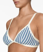 Bikini top triangular raya estructura vivos