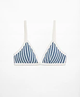 Bikini top triangular raya estructura vivos