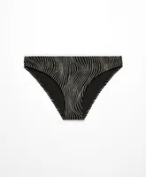 Bikini panti clásica jacquard ondas