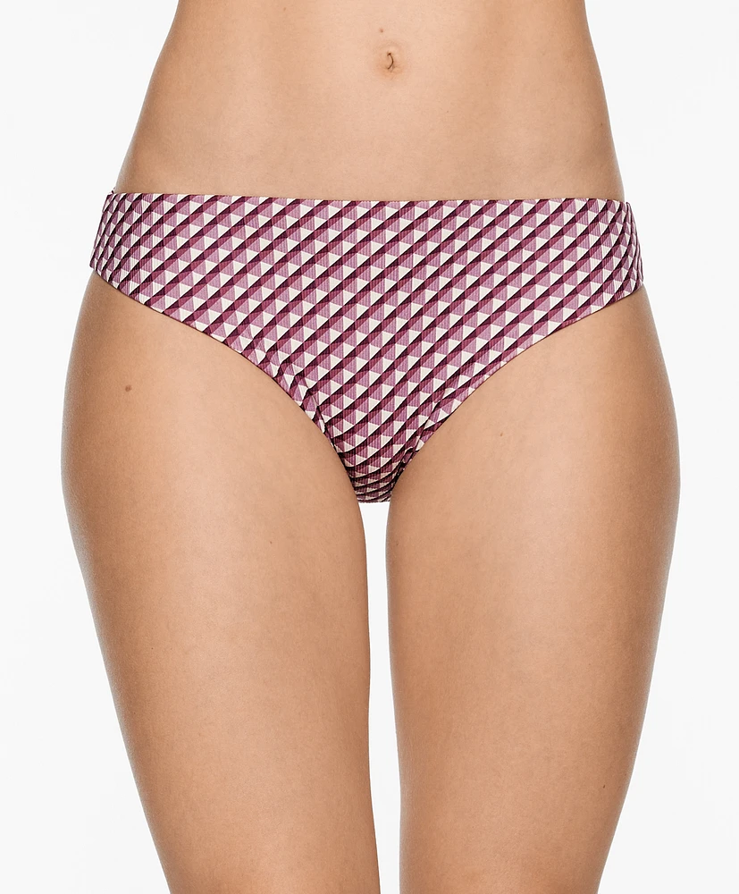 Bikini panty clásica estampado geométrico
