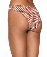 Bikini braguita clásica jacquard geométrico