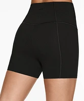 Hot pants high rise comfortlux remallados 10 cm