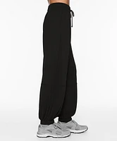 Pantalón jogger extra wide con modal