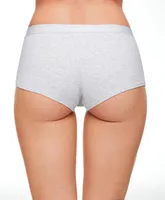 2 pantis boyshort mezcla algodón logo