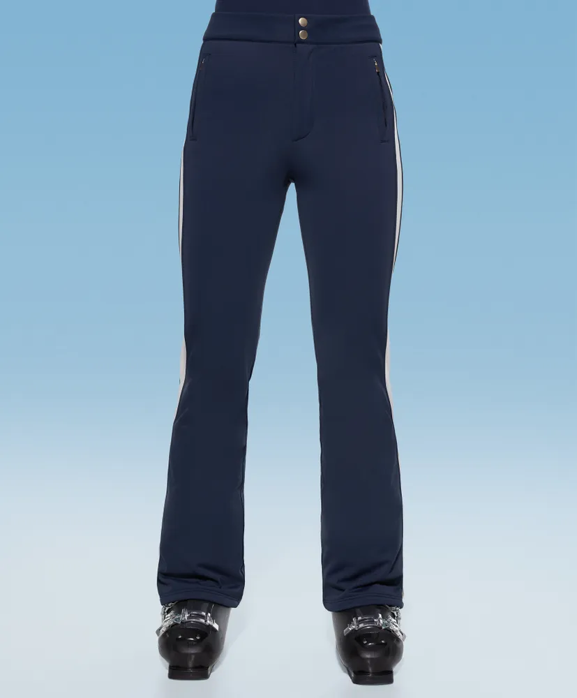 SKI 10k textured flare trousers