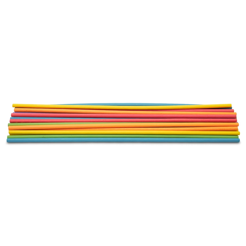 Assorted Colors Wooden Dowels, 12"x 3/16" Thick, Pack of 25 | Woodpeckers